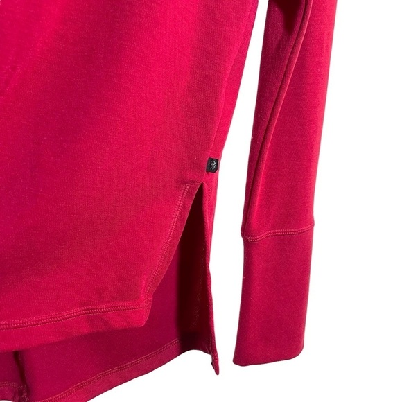 Mountain Hardwear Notch Neck Long Sleeve in Red Size S - Picture 5 of 9